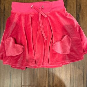 Made By Molly Velvet Heart Pocket SKORT in Vibrant Pink size 8